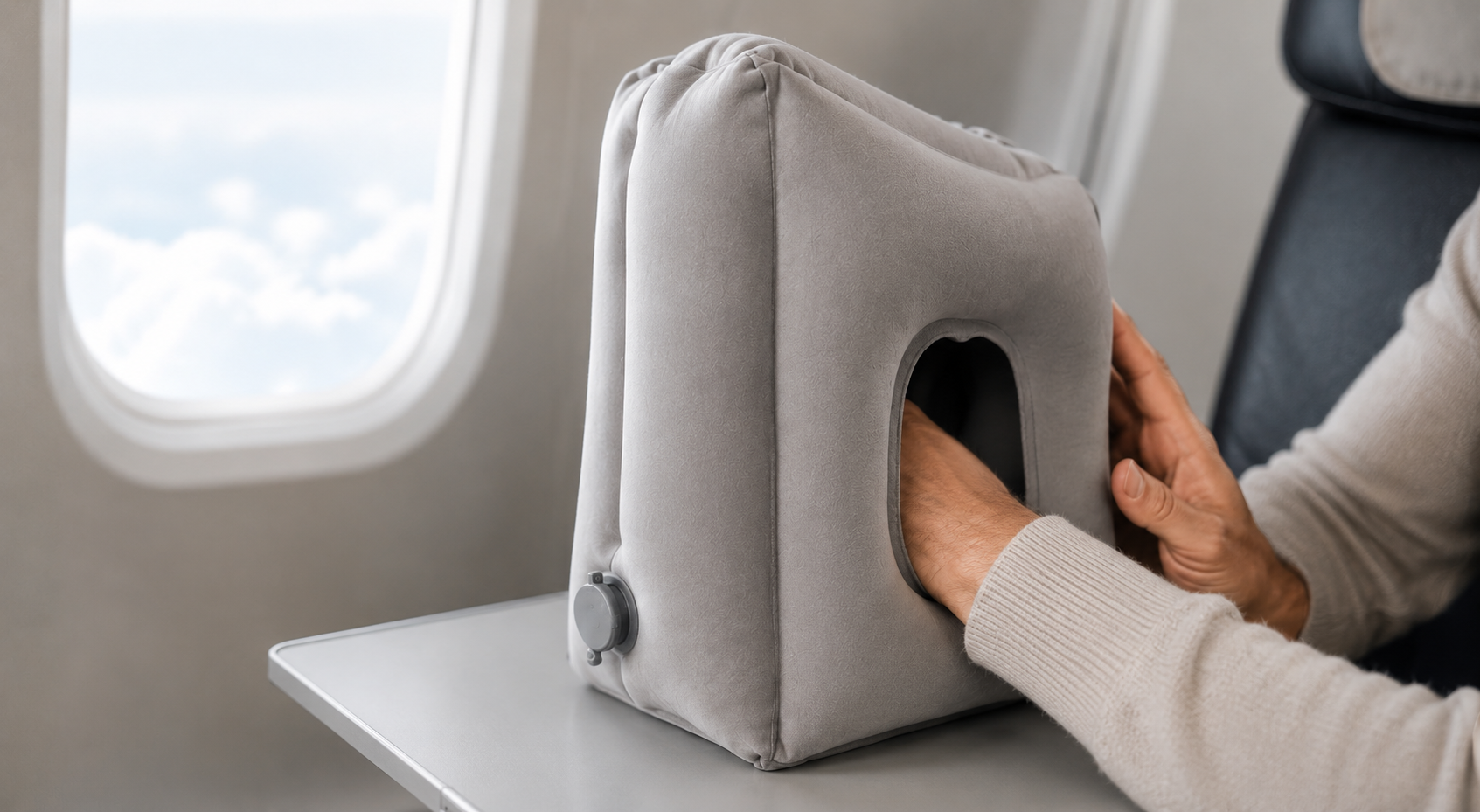 La almohada de viaje que convierte cualquier trayecto en descanso